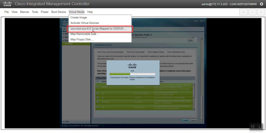 การติดตั้ง Operating System บน Cisco UCS Server (Bare Metal) – AbleNet