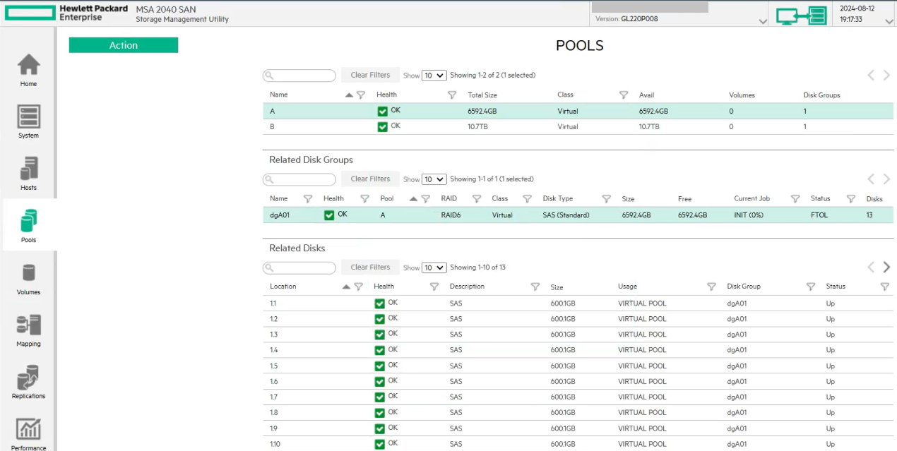 การสร้าง Disk Group บน MSA 2040 and Deployment on ESXi – AbleNet